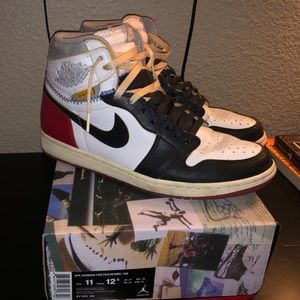 Jordan 1 union black toe size 11 og all